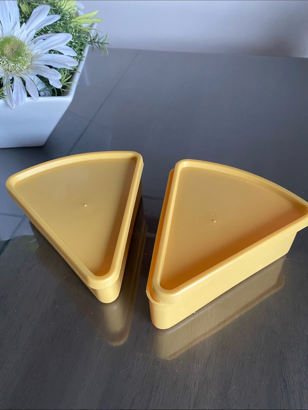 Vintage Tupperware Wedge Storage Containers
